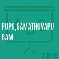 Pups,Samathuvapuram Primary School Logo