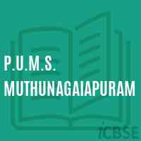 P.U.M.S. Muthunagaiapuram Middle School Logo