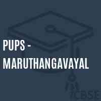 Pups - Maruthangavayal Primary School Logo