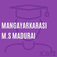 Mangayarkarasi M.S Madurai Middle School Logo