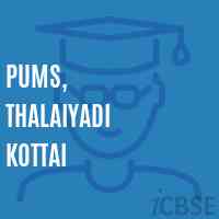 Pums, Thalaiyadi Kottai Middle School Logo