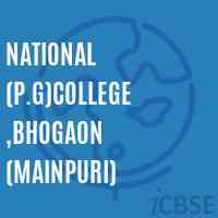National (P.G)College ,Bhogaon (Mainpuri) Logo