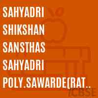 Sahyadri Shikshan Sansthas Sahyadri Poly.Sawarde(Ratnagiri) College Logo