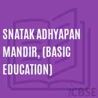 Snatak Adhyapan Mandir, (Basic Education) College Logo