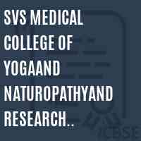 Svs Medical College of Yogaand Naturopathyand Research Institute, Villupuram Logo