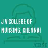 J V College of Nursing, Chennai Logo