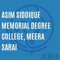 Asim Siddique Memorial Degree College, Meera Sarai Logo
