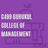 C499 Gurukul College of Management Logo