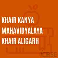 Khair Kanya Mahavidyalaya Khair Aligarh College Logo