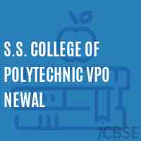 S.S. College of Polytechnic Vpo Newal Logo