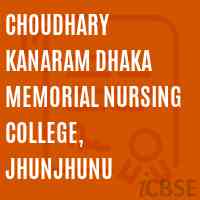Choudhary Kanaram Dhaka Memorial Nursing College, Jhunjhunu Logo