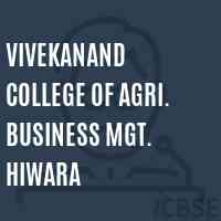 Vivekanand College of Agri. Business Mgt. Hiwara Logo