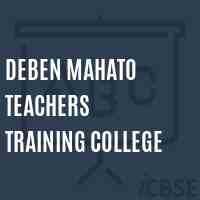 Deben Mahato Teachers Training College Logo