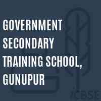 Government Secondary Training School, Gunupur Logo