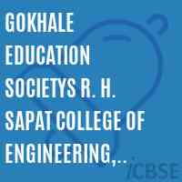 Gokhale Education Societys R. H. Sapat College of Engineering, Management Studies & Research Logo