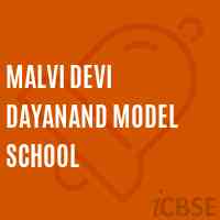 Malvi Devi Dayanand Model School Logo