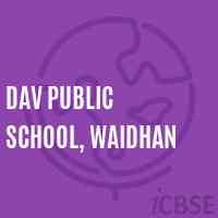 DAV PUBLIC SCHOOL, Waidhan Logo