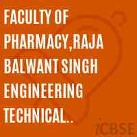 Faculty of Pharmacy,Raja Balwant Singh Engineering Technical Campus,Agra College Logo