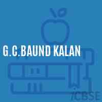 G.C.Baund Kalan College Logo