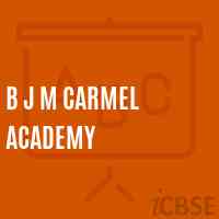 B J M Carmel Academy School Logo
