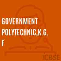 Government Polytechnic,K.G.F College Logo