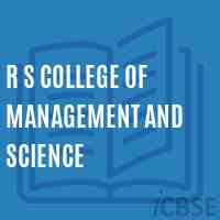 R S College of Management and Science Logo