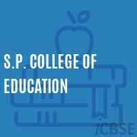 S.P. College of Education Logo