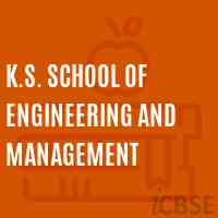 K.S. School of Engineering and Management Logo