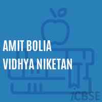 Amit Bolia Vidhya Niketan School Logo
