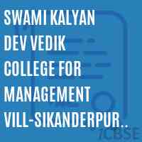 Swami Kalyan Dev Vedik College For Management Vill-Sikanderpur, Post. Jhinjhana, Muzaffarnagar Logo