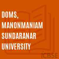 Doms, Manonmaniam Sundaranar University Logo