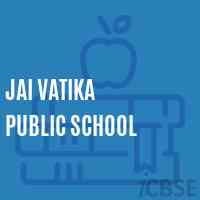 Jai Vatika Public School Logo
