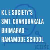 K L E Society'S Smt. Chandrakala Bhimarao Ranamode School Logo