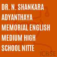 Dr. N. Shankara Adyanthaya Memorial English Medium High School Nitte Logo