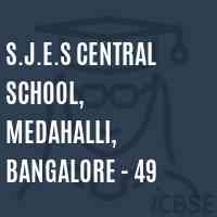 S.J.E.S CENTRAL SCHOOL, Medahalli, Bangalore - 49 Logo