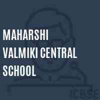 Maharshi Valmiki Central School Logo