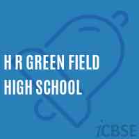 H R Green Field High School Logo