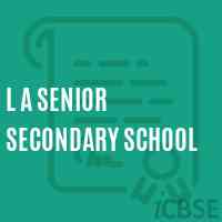 L A Senior Secondary School Logo
