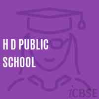 H D Public School Logo
