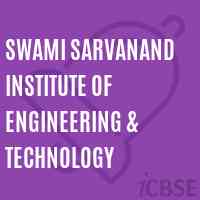 Swami Sarvanand Institute of Engineering & Technology Logo