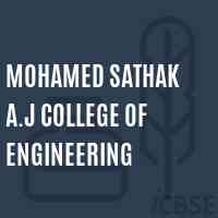 Mohamed Sathak A.J College of Engineering Logo