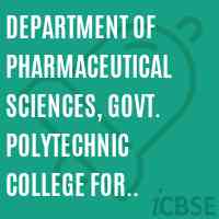 Department of Pharmaceutical Sciences, Govt. Polytechnic College For Girls Patiala Logo