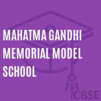 Mahatma Gandhi Memorial Model School Logo