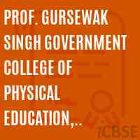Prof. Gursewak Singh Government College of Physical Education, Patiala Logo