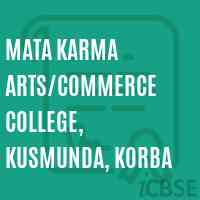 Mata Karma Arts/Commerce College, Kusmunda, Korba Logo
