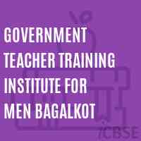 Government Teacher Training Institute For Men Bagalkot Logo