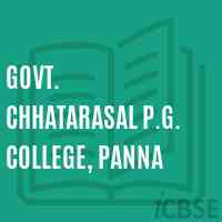 Govt. Chhatarasal P.G. College, Panna Logo