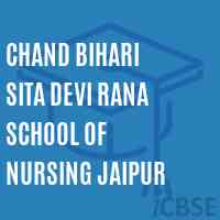 Chand Bihari Sita Devi Rana School of Nursing Jaipur Logo