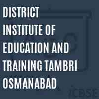 District Institute of Education and Training Tambri Osmanabad Logo