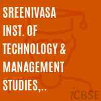 Sreenivasa Inst. of Technology & Management Studies, Thimmasamudram, Chittoor College Logo